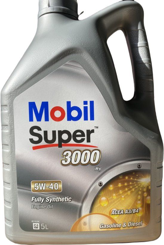 Mobil Super 3000 X1 5W-40 5L Motor Oil - 5L - Fully Synthetic