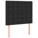 VidaXL Hoofdbord Zwart Kunstleer 100x5x118/128 cm