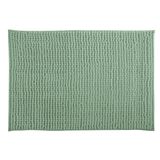 MSV Badkamerkleed/badmat tapijtje voor op de vloer - groen - 40 x 60 cm - Microvezel - anti slip