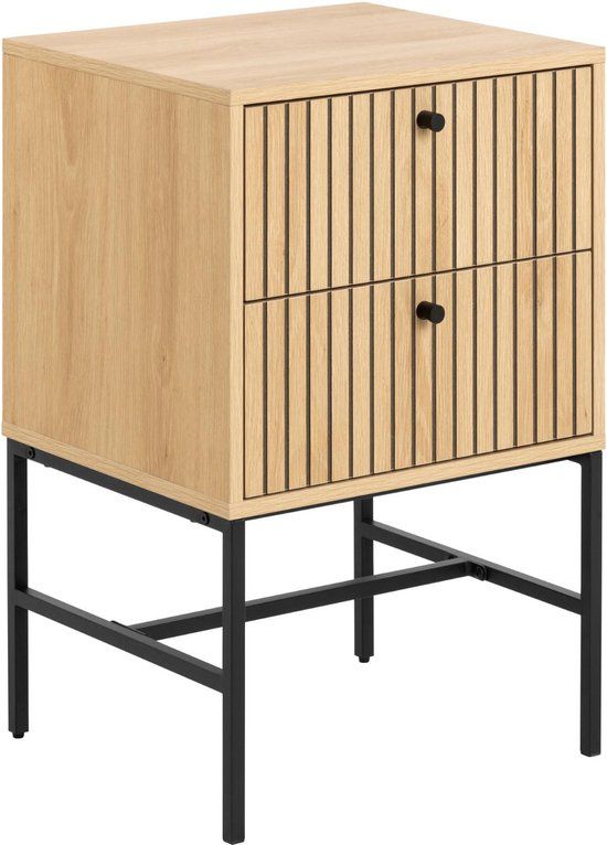 Giga Living Nachtkastje Naturel 45x70cm MDF