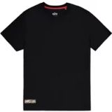 ALPHA INDUSTRIES Shirt kaki / donkergroen / zwart / wit