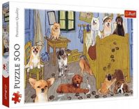 Trefl Puzzel 500 Stuk: Van Goghs Kamer met Honden