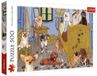 Trefl Puzzel 500 Stuk: Van Goghs Kamer met Honden