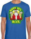 Bellatio Decorations Shoppartners Bv Fout Kerst t-shirt - Blauw - Heren - Maat L
