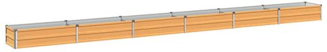 Lit de jardin en bois naturel 480 x 40 x 24 cm