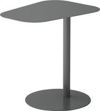 [en.casa] Bijzettafel Nastätten 50x50x38 cm grijs mat