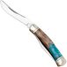 Rough Ryder Large Moose RR2652, Satin 440, Pandora Swirl Wood Resin, couteau de poche