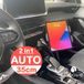 Goos-E Tablet houder auto + Telefoonhouder auto PRO (6-14 inch) – iPad houder auto - tablethouder - KORTE hals 35 cm