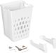 Emuca Panier à linge pour module de 450 mm, plastique blanc