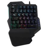 LogiLink ID0181 Gaming Toetsenbord - USB - Engels - Zwart - Verlicht