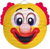 Merkloos Lampion gele clown 20 cm