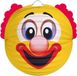 Merkloos Lampion gele clown 20 cm