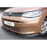 RGM Voorspoilerlip compatibel met Volkswagen Caddy V Box/MPV 2020- Zwart