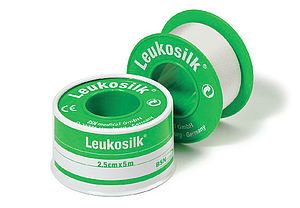 Leukosilk Leukosilk - 01022-00 - Pleisterverband - wit, groen - 1 stuk - Rechthoek