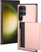 iMoshion Hoesje Samsung Galaxy S24 Ultra - Backcover - Pasjeshouder - Rosé Goud