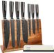 Shinrai Knives Japan Shinrai Knives - Damascus Print 7-delige Messenset + Messenblok