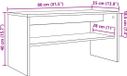 vidaXL TV-kast 80 x 35 x 40 cm Sonoma eiken bewerkt hout