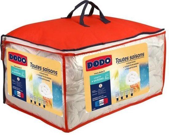 DODO 4-seizoenen dekbed 140x200cm Wit Polyester