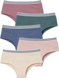 Jonen Set van 5 effen shorty's voor meisjes