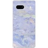 Google Pixel 7a Marbre bleu bedrukt siliconen hoesje