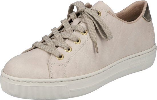 Rieker L9800 Sneakers Dames Beige Maat 41