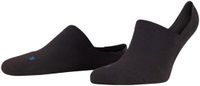 FALKE Cool Kick onzichtbar eenkleurig functioneel materiaal footies unisex zwart - maat 44-45
