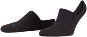 FALKE Cool Kick onzichtbar eenkleurig functioneel materiaal footies unisex zwart - maat 44-45