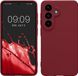 kwmobile telefoonhoesje geschikt voor Samsung Galaxy S26 - Hoesje voor smartphone - Precisie camera uitsnede - In bordeaux-violet