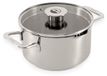 Casserole avec couvercle - Ø 20 cm - sans PFAS et adaptée à l'induction