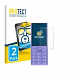 BROTECT - Screenprotector voor Nokia 150 Music - Folie Beschermfolie transparant 2 Stuks