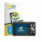 BROTECT - Screenprotector voor IXNAIQY Vlogging Camera for Kids - Folie Beschermfolie transparant 2 Stuks