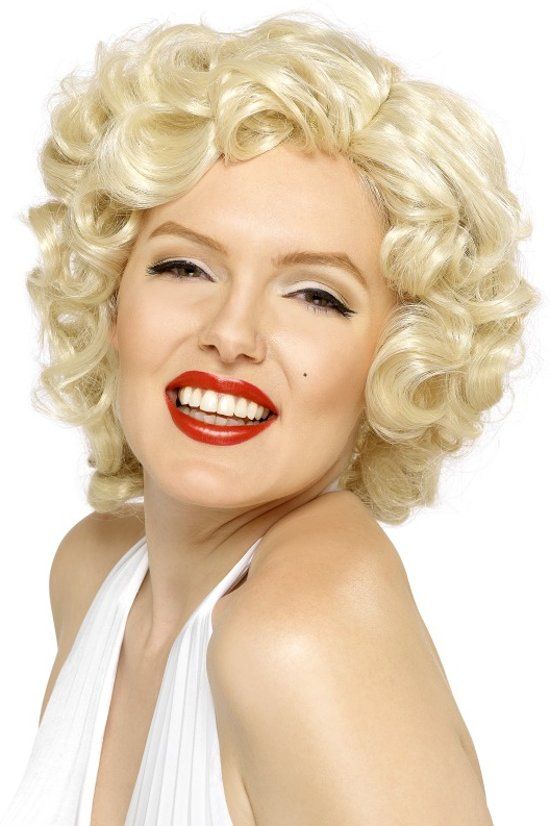 Smiffys Marilyn Monroe™-pruik voor dames - Verkleedpruik - One size