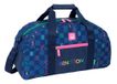Safta Benetton Damero sporttas, ideaal voor kinderen van verschillende leeftijden, comfortabel en veelzijdig, kwaliteit en duurzaamheid, 50 x 26 x 20 cm, Donkerblauw, M, Casual