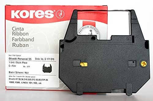 Kores G177CFS "Black Ink" C-Film Lint voor Olivetti ETP 55