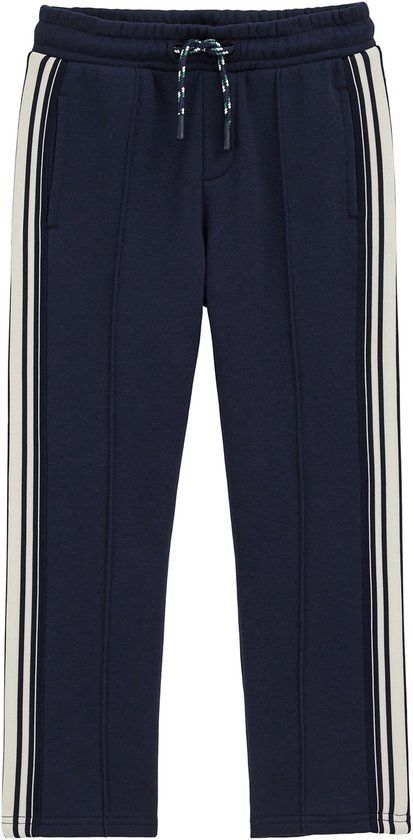 WE Fashion Jongens sweater met rits - Navy blue - Maat 128