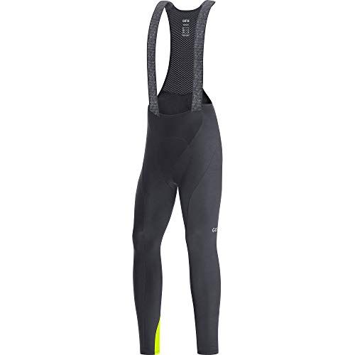 Gore Wear C3+ Thermische Bib Tights Heren - black/neon yellow