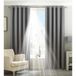 Paoletti Twee gordijnpanelen, polyester, zilver, 66 x 54 (168 x 137 cm)