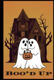 Boo'd Up: Orange Spooky Notebook