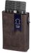 Portefeuille automatique pour hommes Marron foncé Cuir