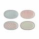 Bloomingville Patrizia Serveerborden Aardewerk Multicolour Ovaal Set van 4