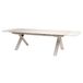 4 Seasons Outdoor Ravi uitschuifbare dining tuintafel keramiek 240-310x105xH75 cm linen Taste Zand / Latte / Linen