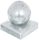 GAH-Alberts Paalkap Staal 90 x 90 mm