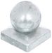 GAH-Alberts Paalkap Staal 90 x 90 mm