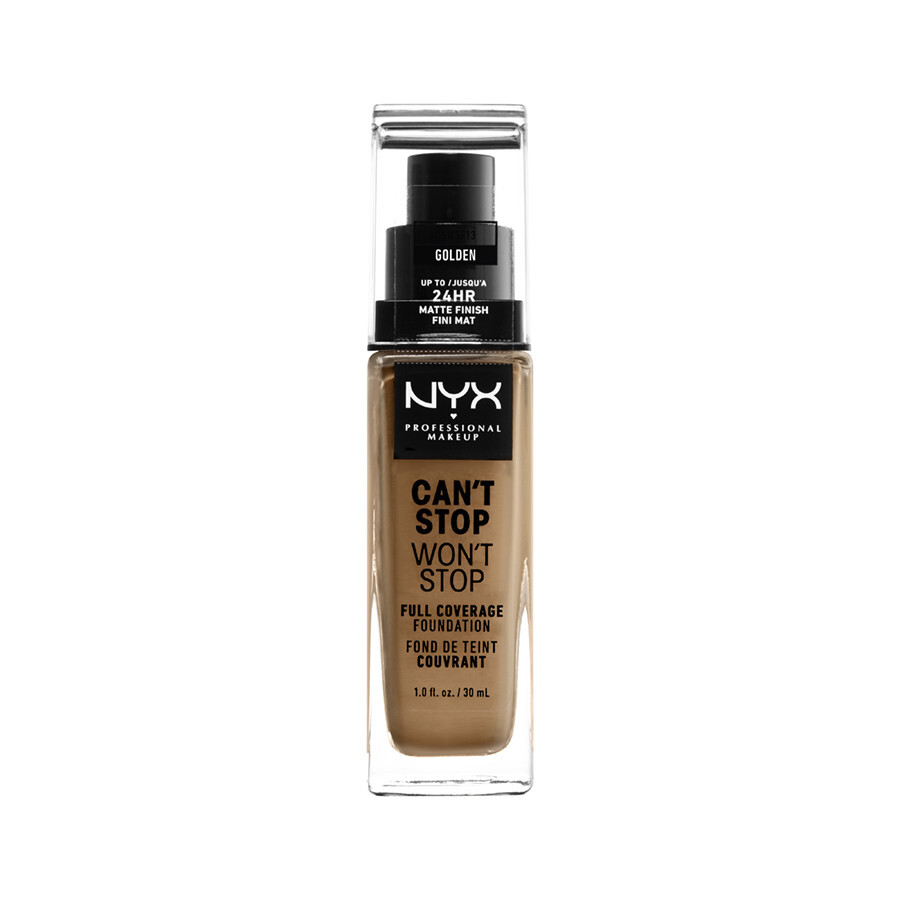 NYX Professional Makeup CANT STOP WONT STOP 24-HOUR FNDT - GOLDEN