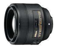 Nikon AF-S NIKKOR 85mm f/1.8G Lens - Black
