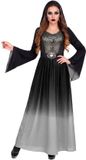 "GOTHIC WIDMANN - Witte gothic dame vampier vermomming - S