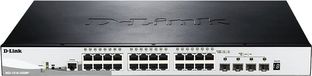 D-Link DGS-1510-28XMP commutateur intelligent géré - 24x Gigabit Ethernet PoE+, 370W, 4x 10 Gbit/s SFP+