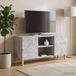 Maison Exclusive - Meuble TV 102 x 34,5 x 50 cm gris béton bois d'ingénierie