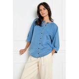 LOLALIZA blouse - middelblauw