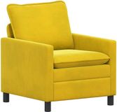 vidaXL Bank Geel 76 x 81 x 87,5 cm Fluweel
